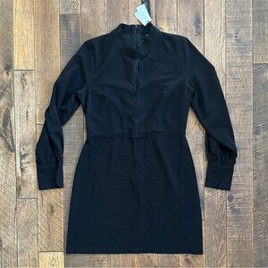 Banana Republic Black Long Sleeve Dress Size 6 NWT